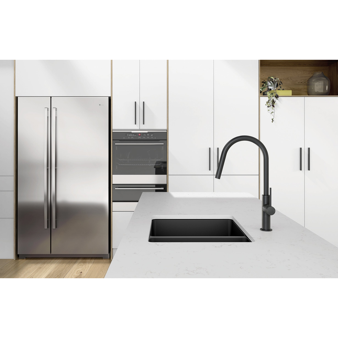 Phoenix Vivid Slimline Pull Out Sink Mixer - Matte Black