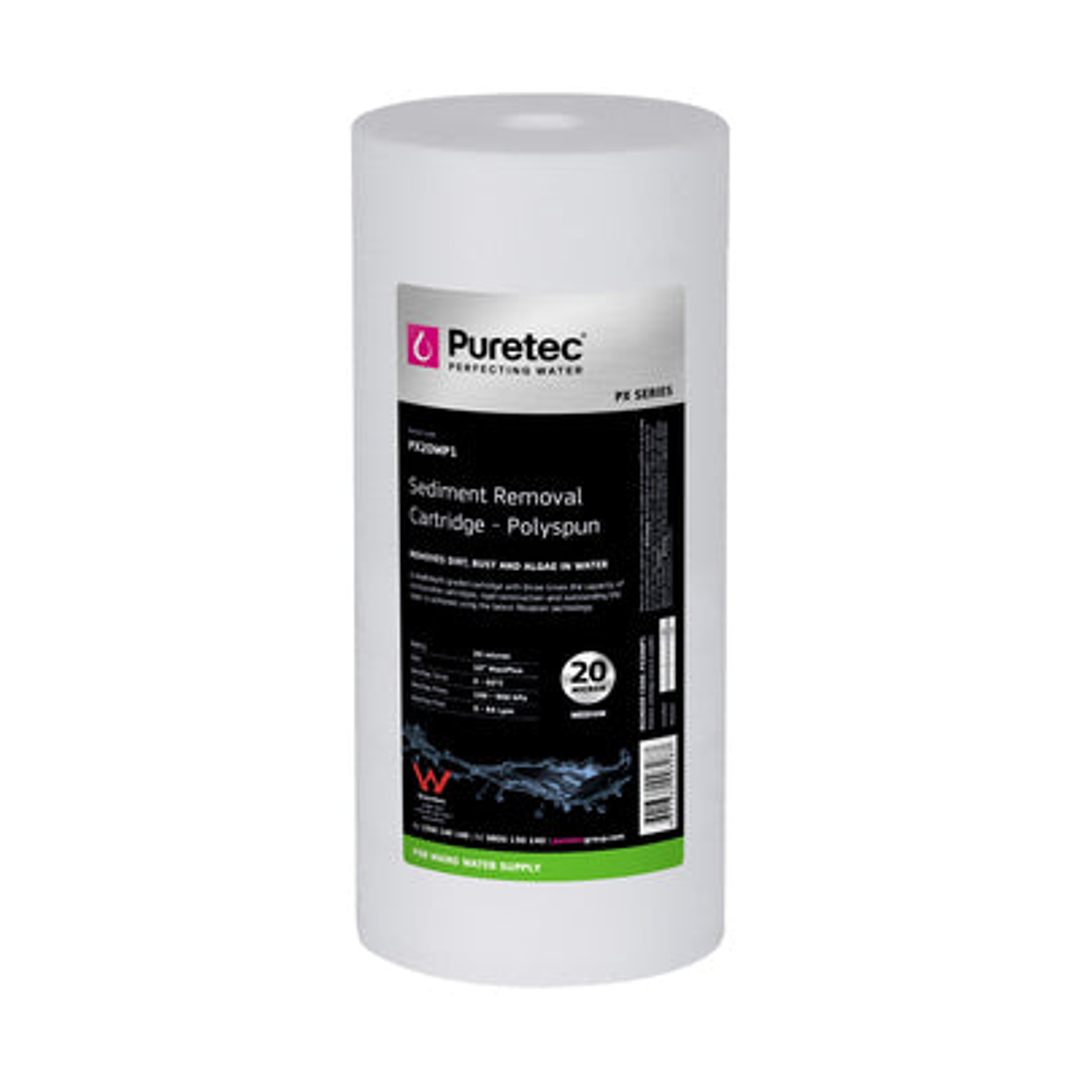 Puretec Polyspun Sediment Cartridge 10' Maxiplus 20Um Px20Mp1