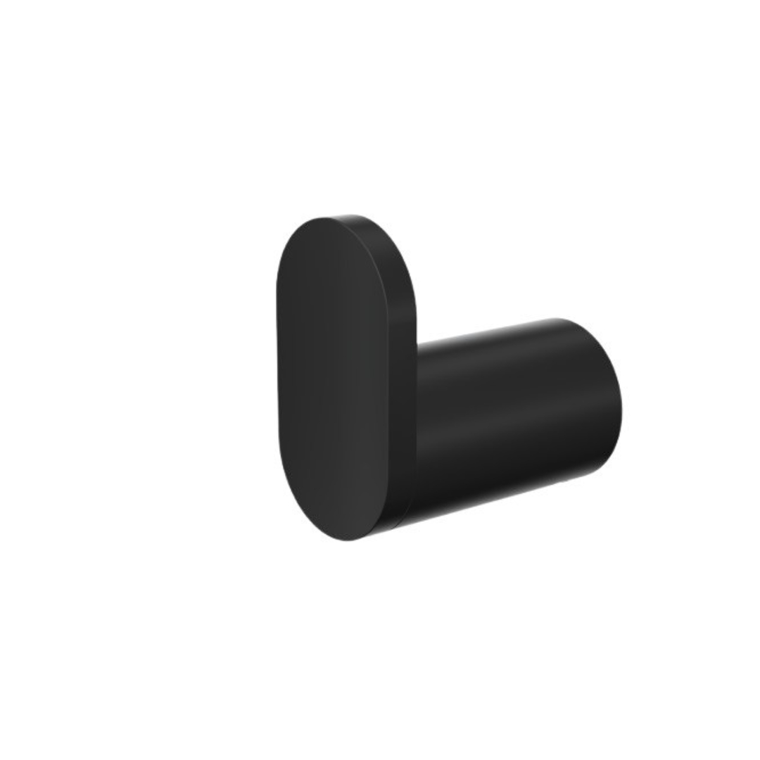 LINSOL Circle Single Robe Hook - Matte Black