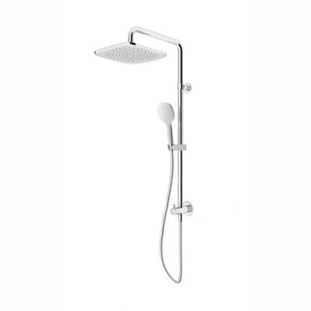 Bathe Ultra Twin Shower System Chrome Ba0109Cp
