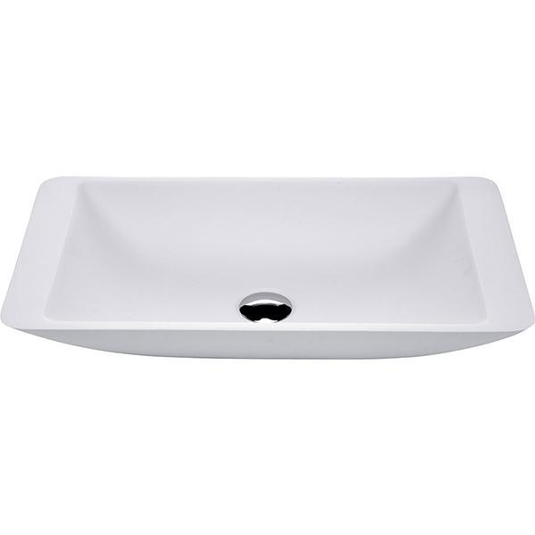 Fienza Classique 600 Above Counter Solid Surface Basin - Matte White