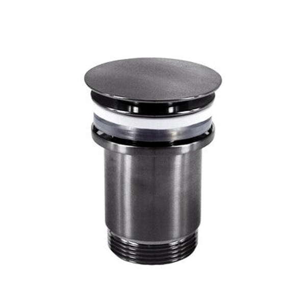 Streamline Arcisan Brass Pop Up Waste No Overflow Gun Metal