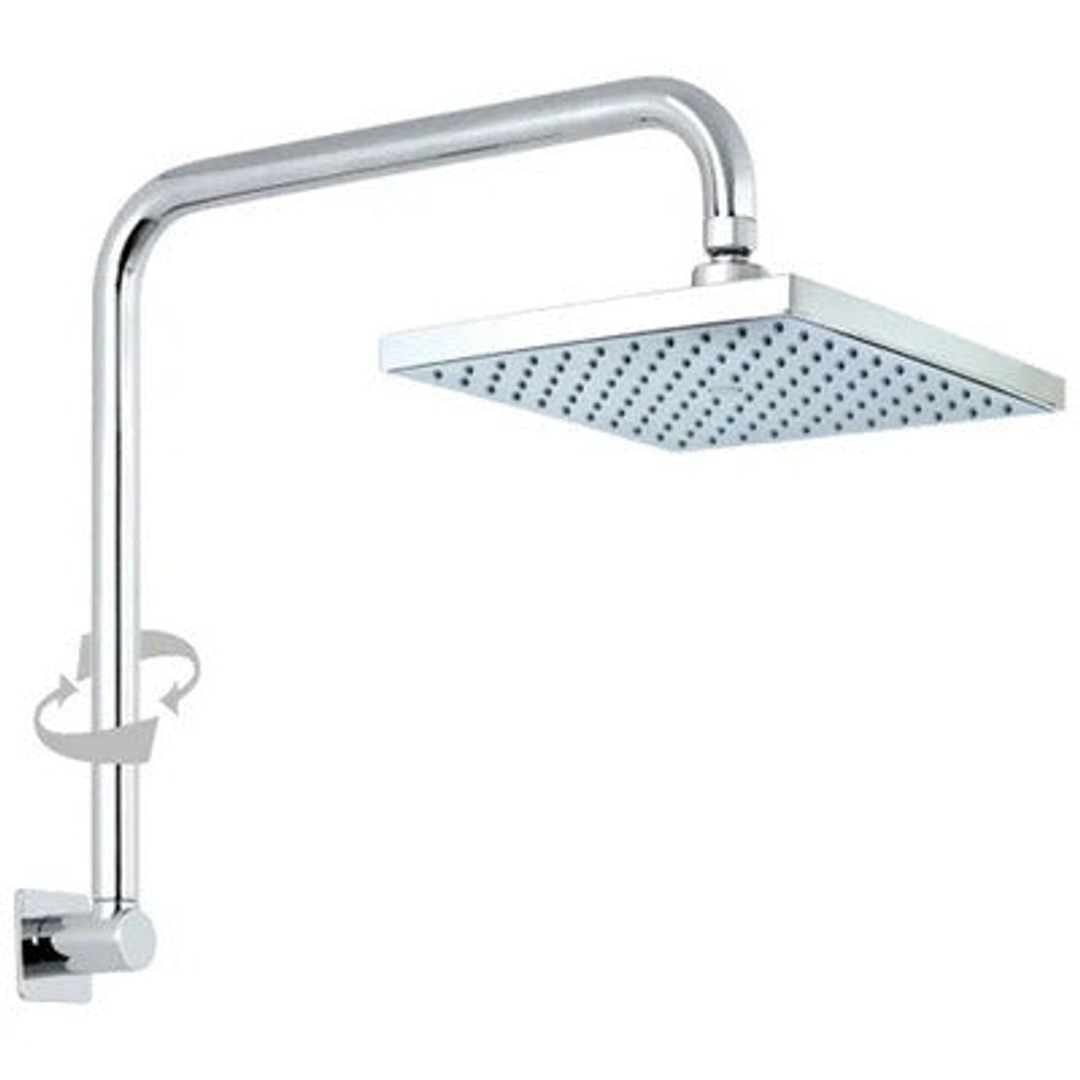 Con-Serv Shower Rose On Swivel Crane Neck Arm Sq Oh-030Q-C