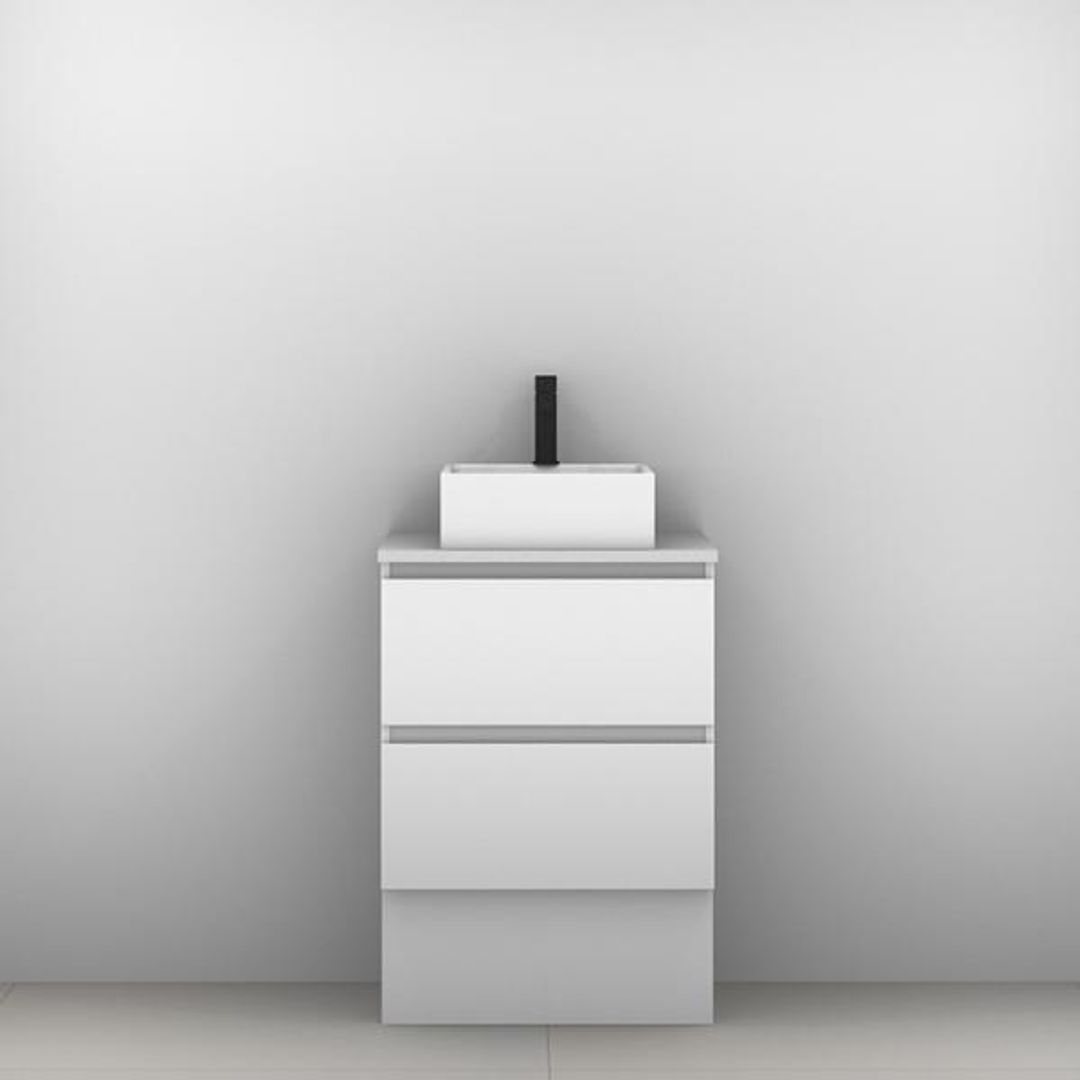 Timberline Oxbow Vanity 1200mm 20mm Silk Surface Top With Ceramic Basin Floorstanding