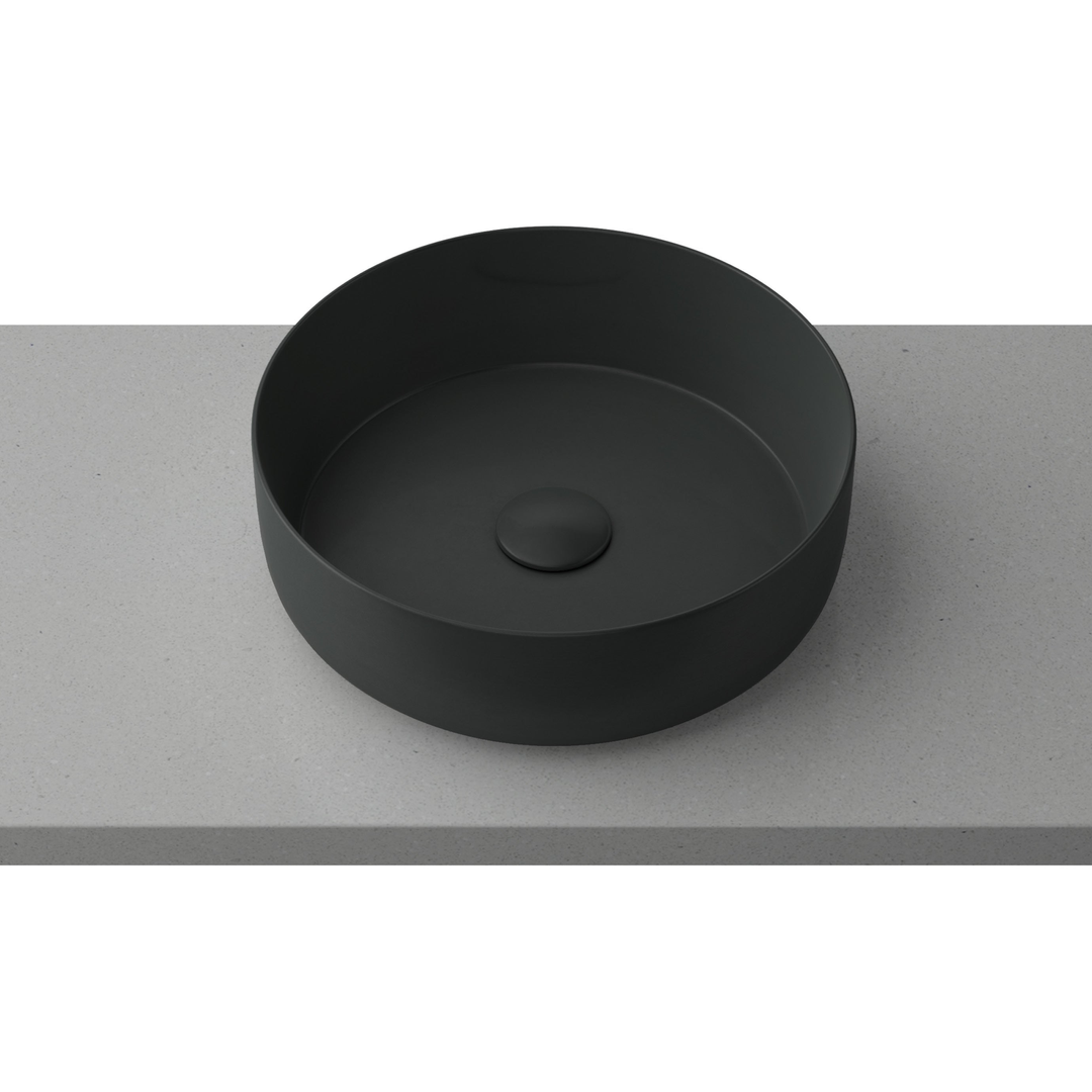 Timberline Allure Above Counter Ceramic Basin Black