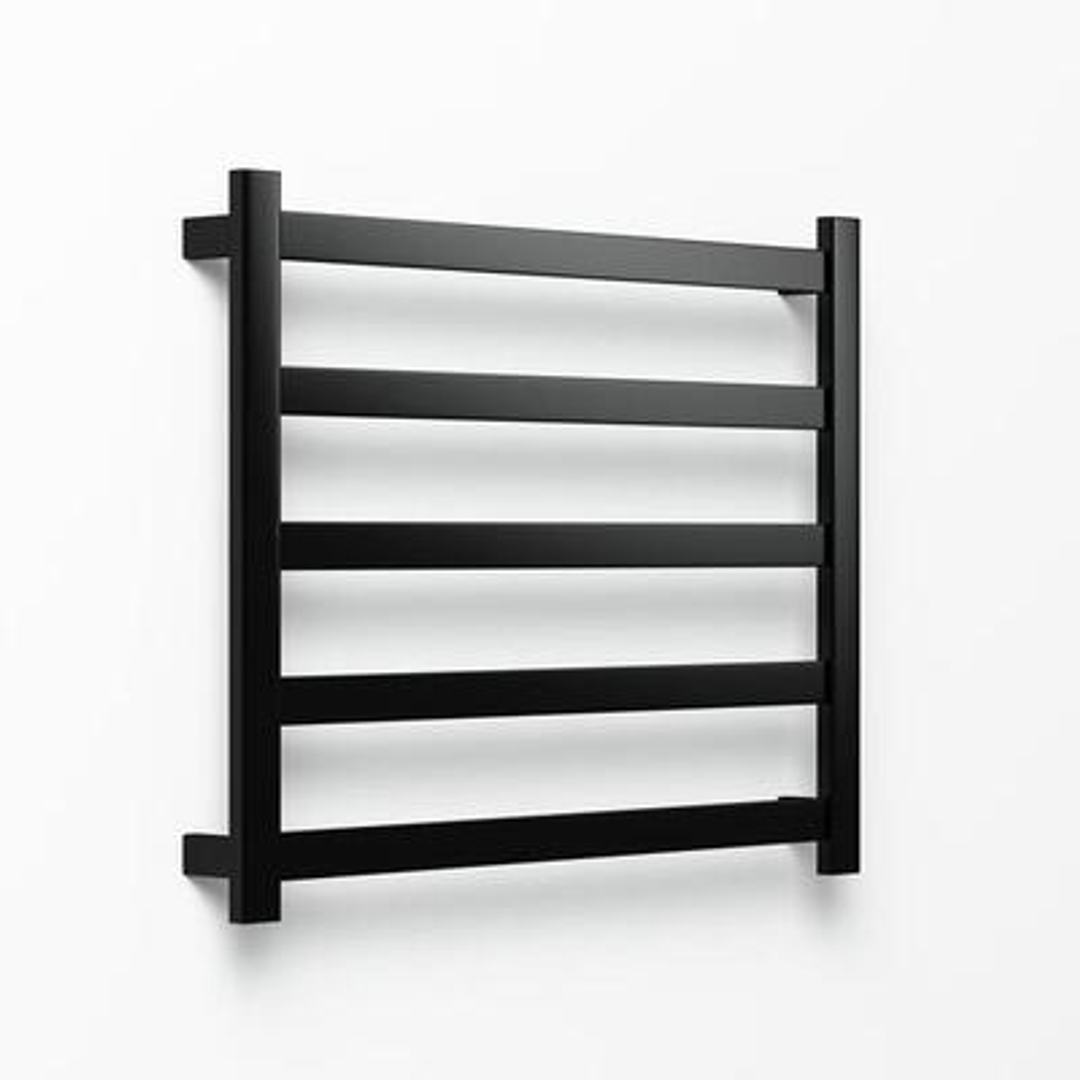 Avenir Hybrid 720 Heated Towel Ladder Matt Black Hyh-72X90 Mb