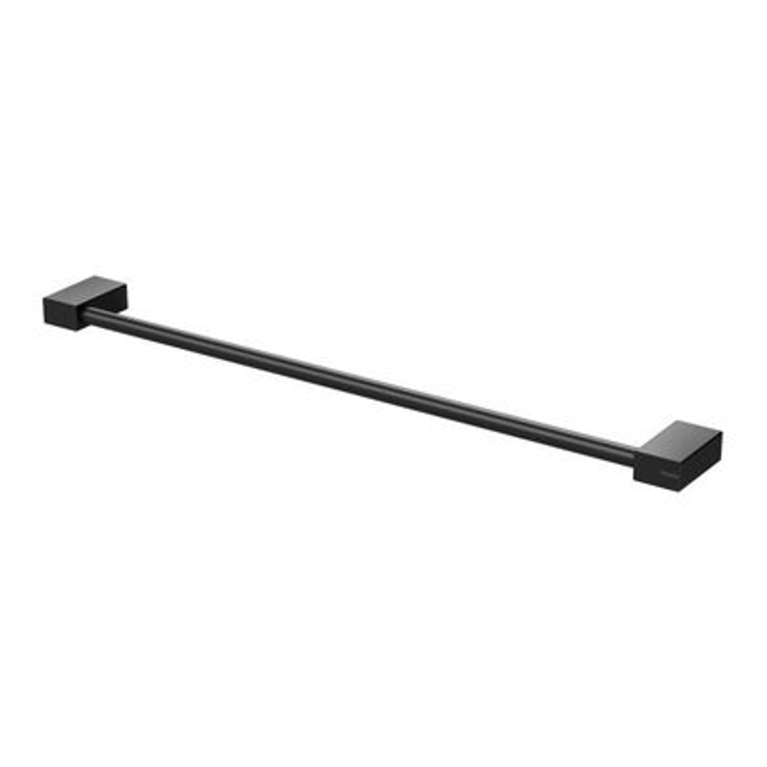Lexi MKII Single Towel Rail 800mm Black