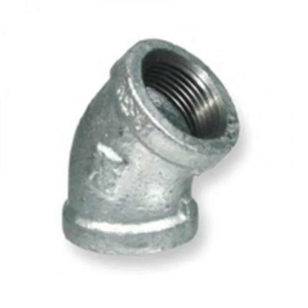 75MM ELBOW 45DEG FF GALV - Burdens Plumbing