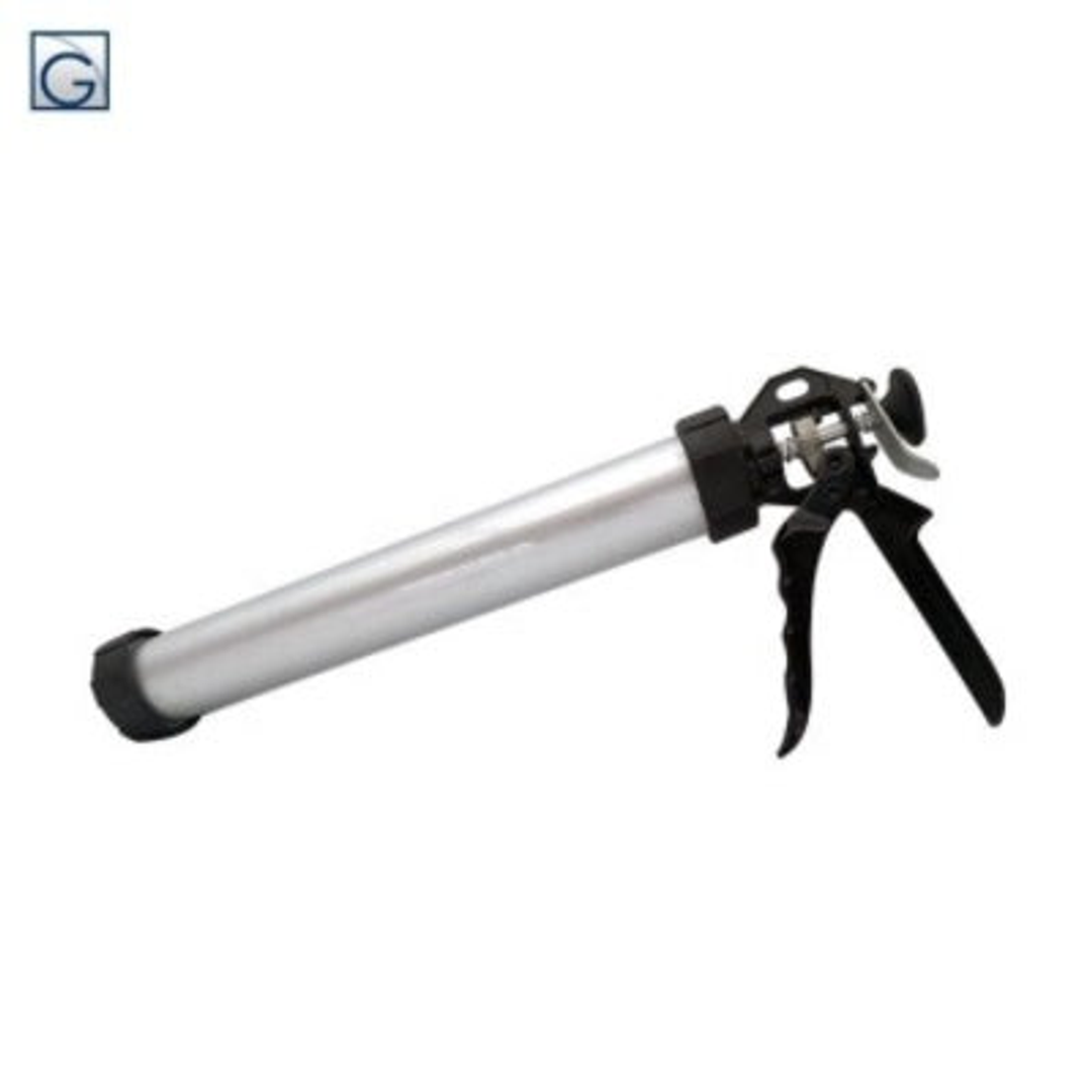 SAUSAGE CAULKING GUN 600ML CAPACITY ALUMINIUM TUBE (MASO)