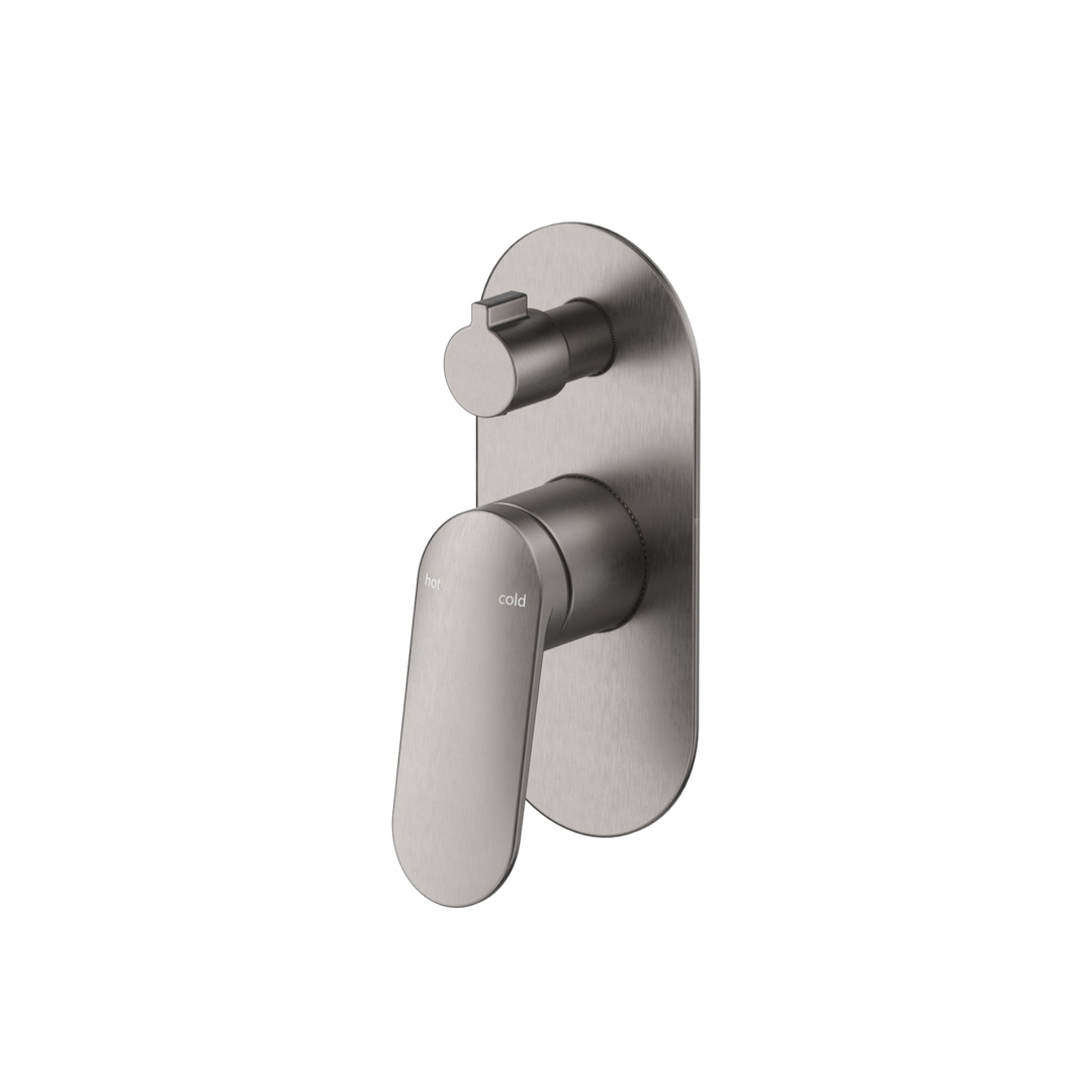 Bella Vista Lantra Shower Mixer Diverter 1P Trim Kit Only Gunmetal