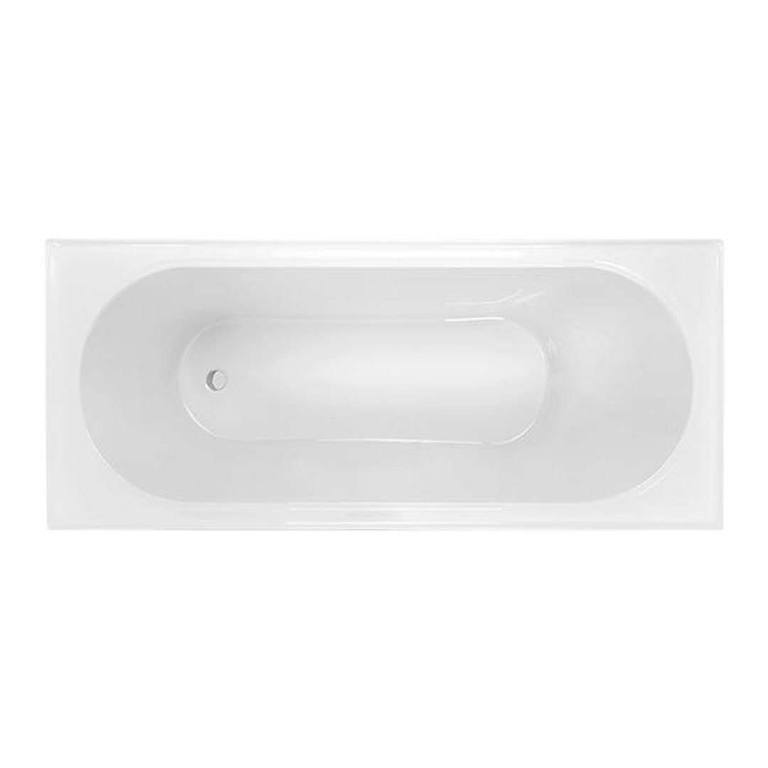 Decina Turin Retangle Bath White 1675mm