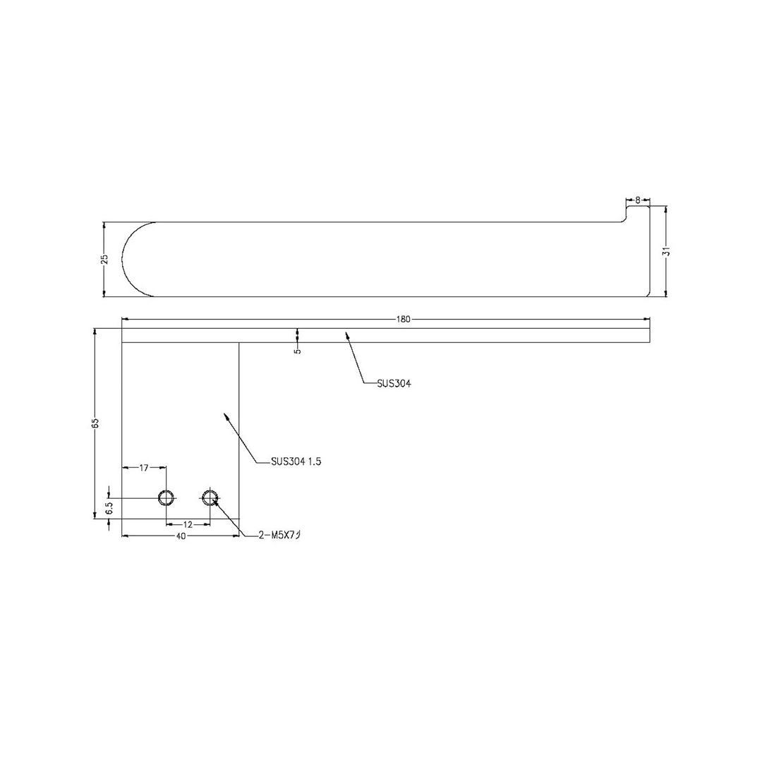 Nero Bianca Toilet Roll Holder Matt Black