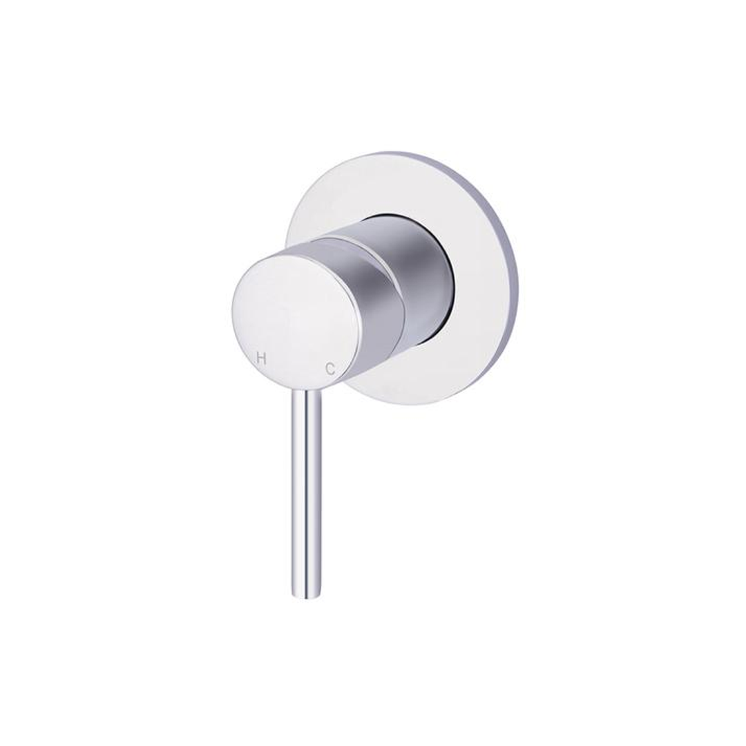 Meir Round Chrome Wall Mixer