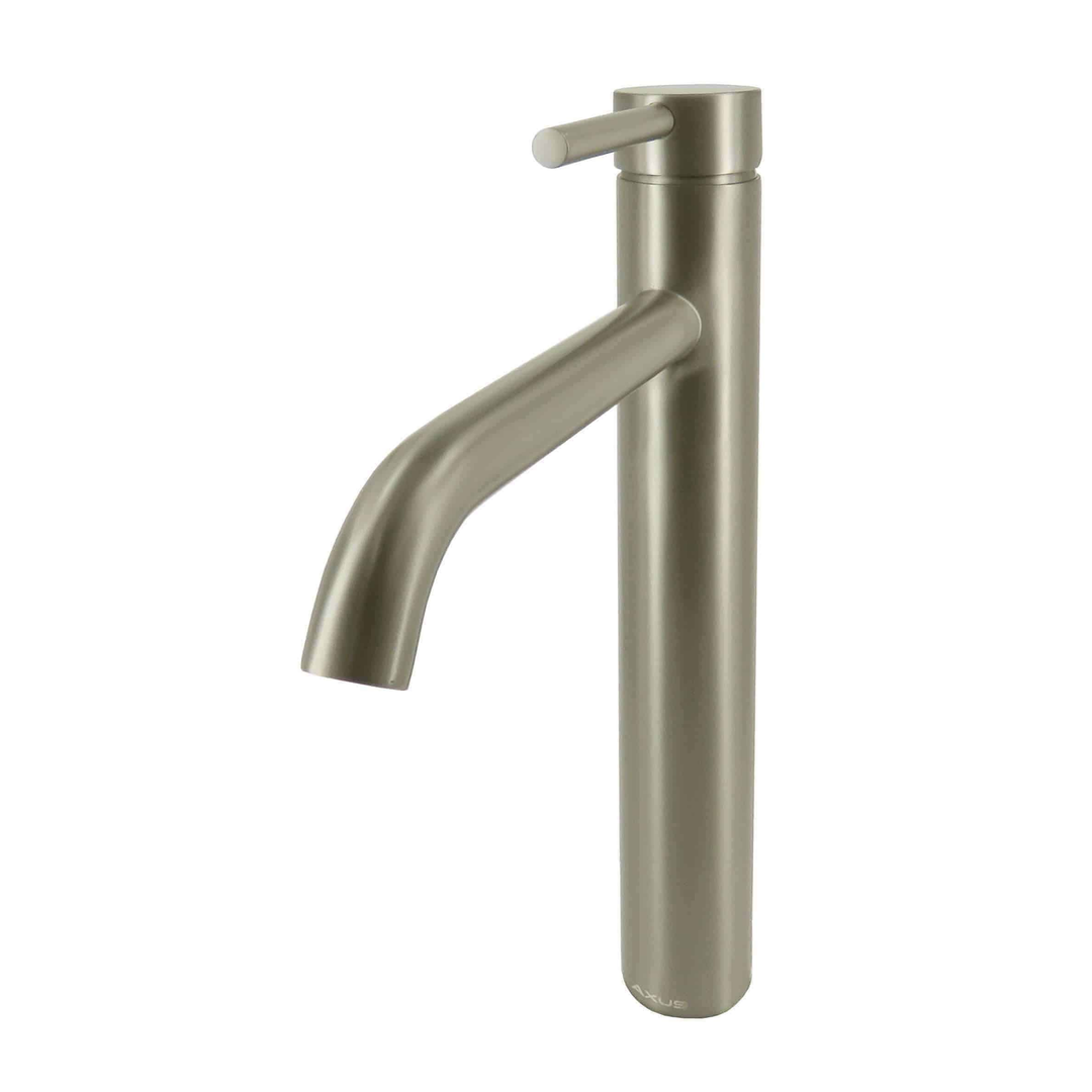 Arcisan Axus Pin Lever Extended Basin Mixer Satin Nickel