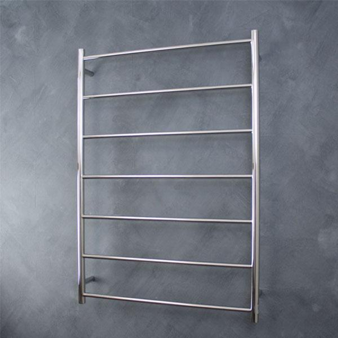 Radiant Round 7 Bar Non-Heated Rail 800mmx1130mm Polished Stainless Steel