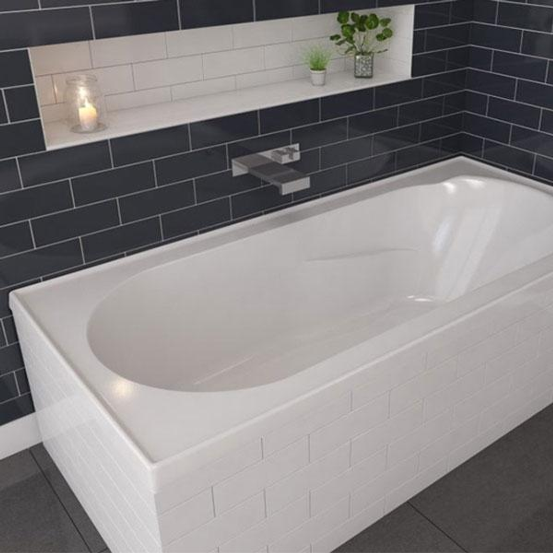 Adatto Bath White 1650mm