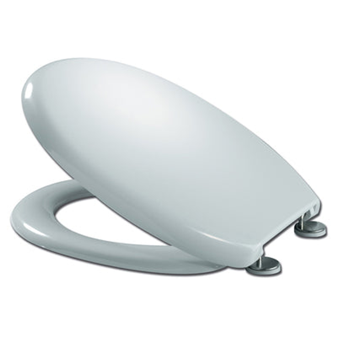 Haron Bemis Durolux White Toilet Seat Stainless Hinges Ts2001St-000