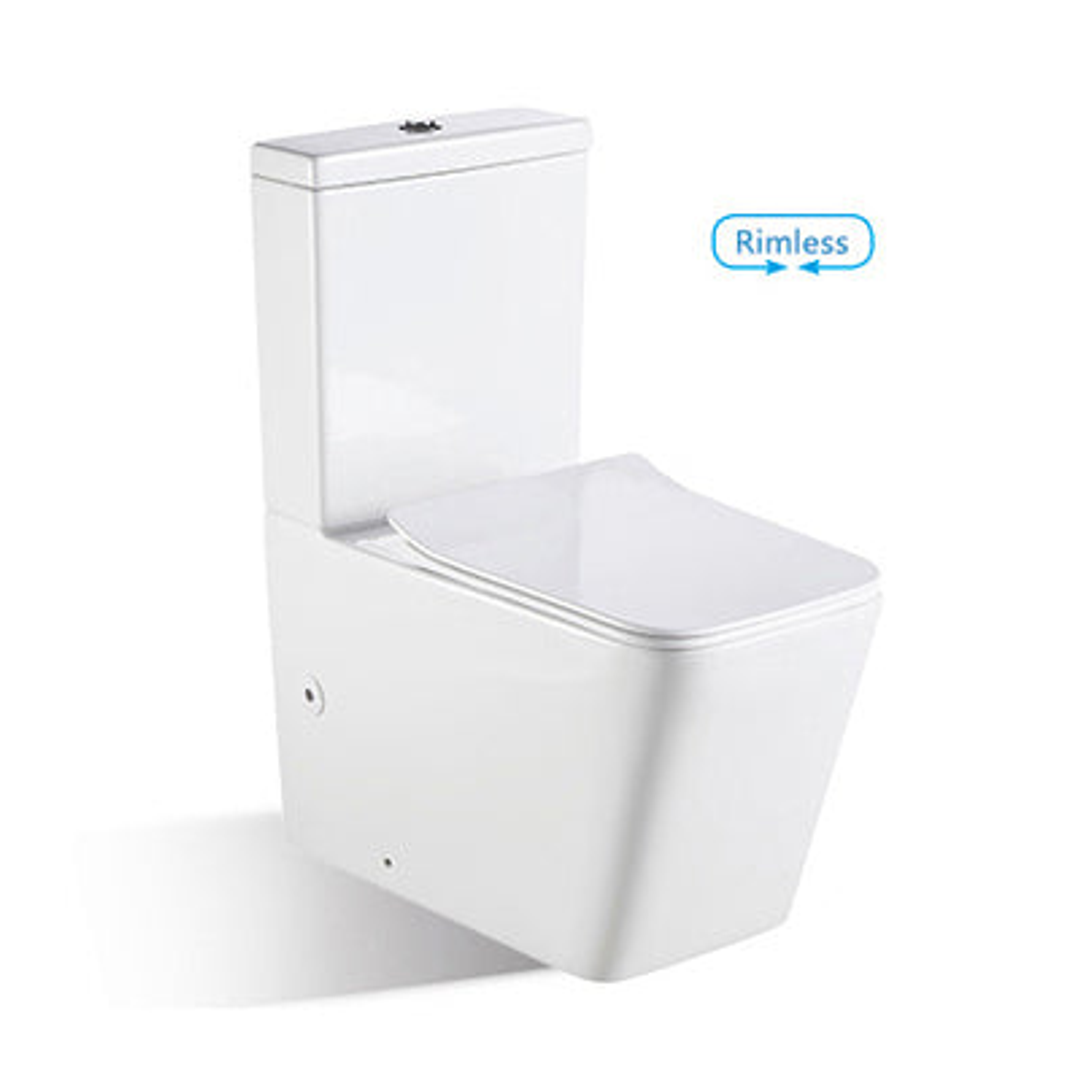 Bnk Naga Bl-103N-Tpt Rimless Back To Wall Toilet Suite