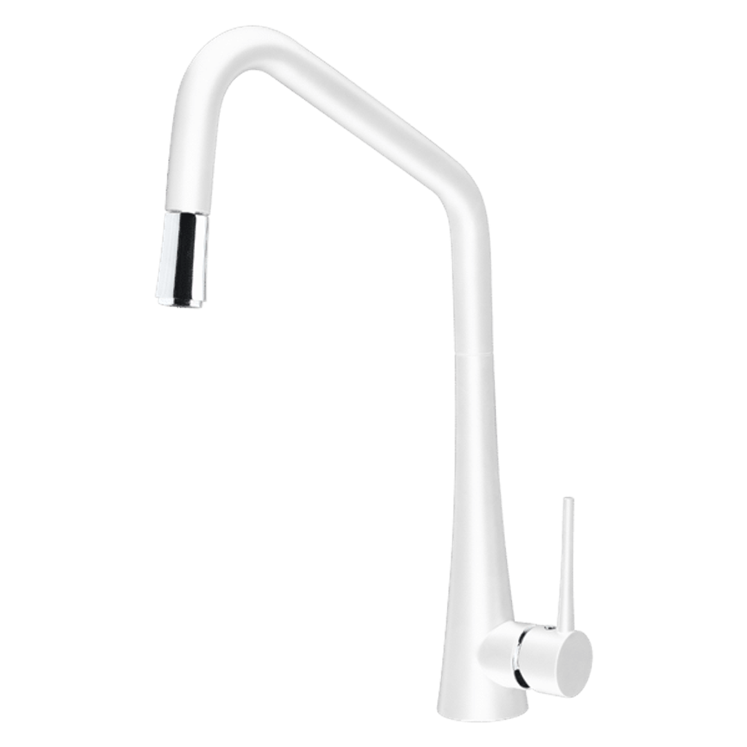 Abey Armando Vicario Tink Side Lever P/Out Kitchen Mixer Wh