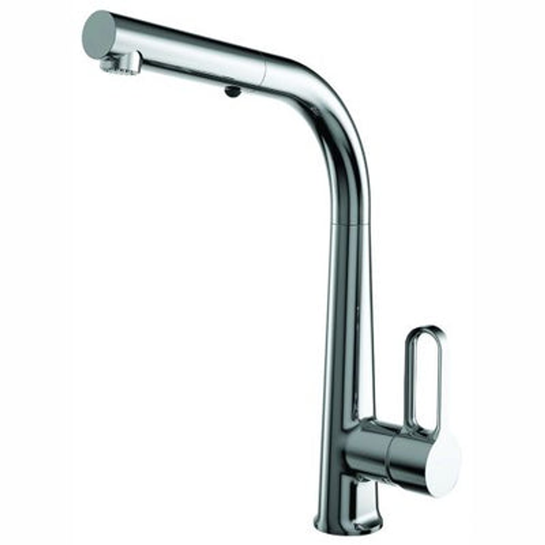 Bathe Skinny Kitchen Mixer With Pull Out Spray Chrome F7026Cr