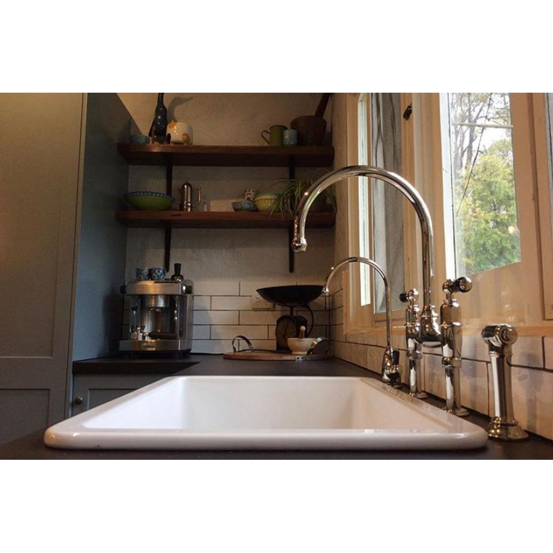 T&H Cuisine 68 X 48 Inset / Undermount Fine Fireclay Sink