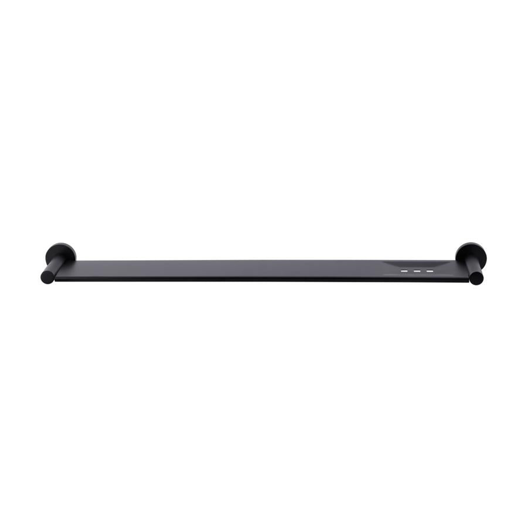 Meir Round Bathroom Shelf Matte Black
