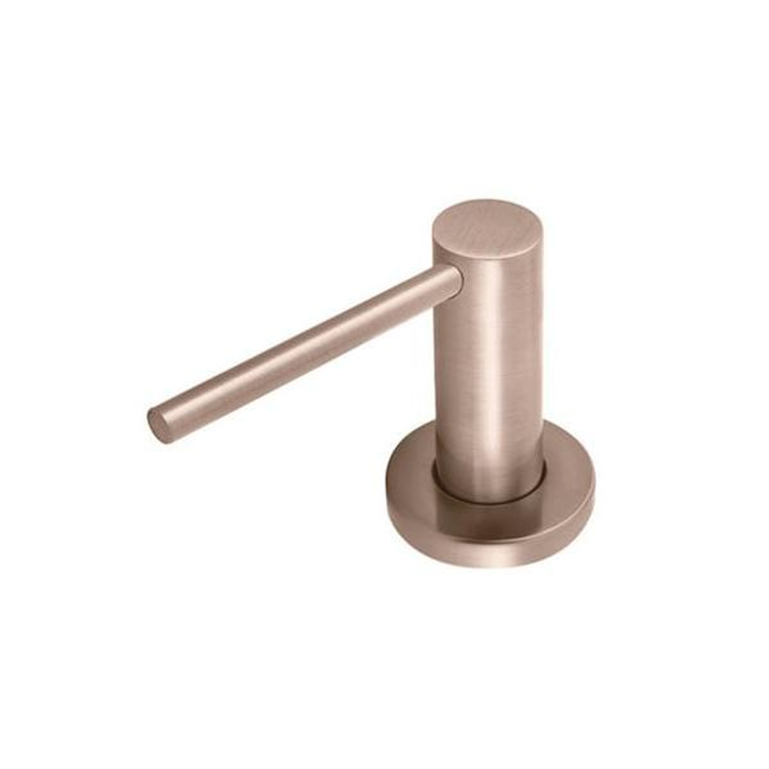 Meir Round Soap Dispenser Champagne