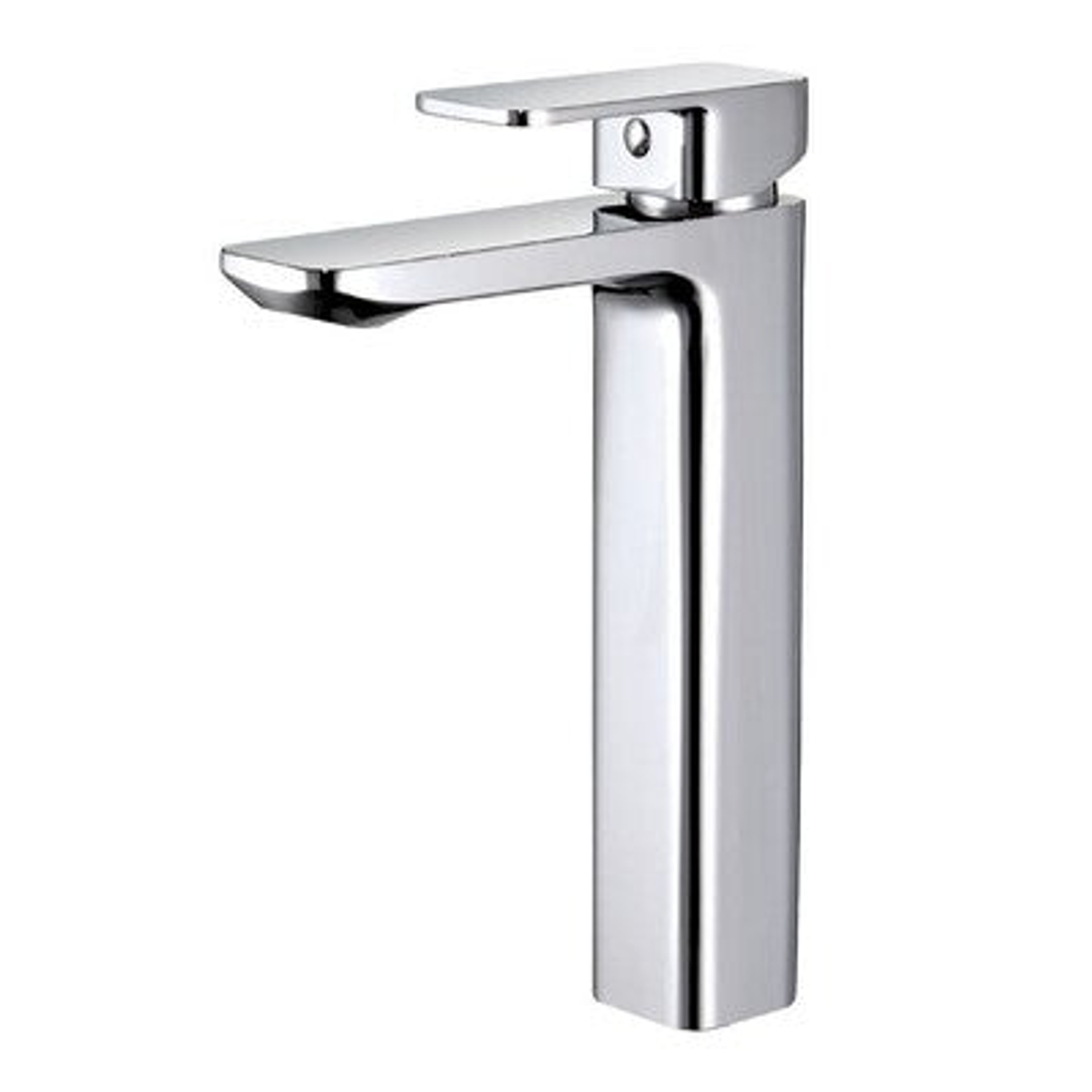 Streamline Axus Extended Height Basin Mixer Satin Brushed Nickel Ax01211.Sn