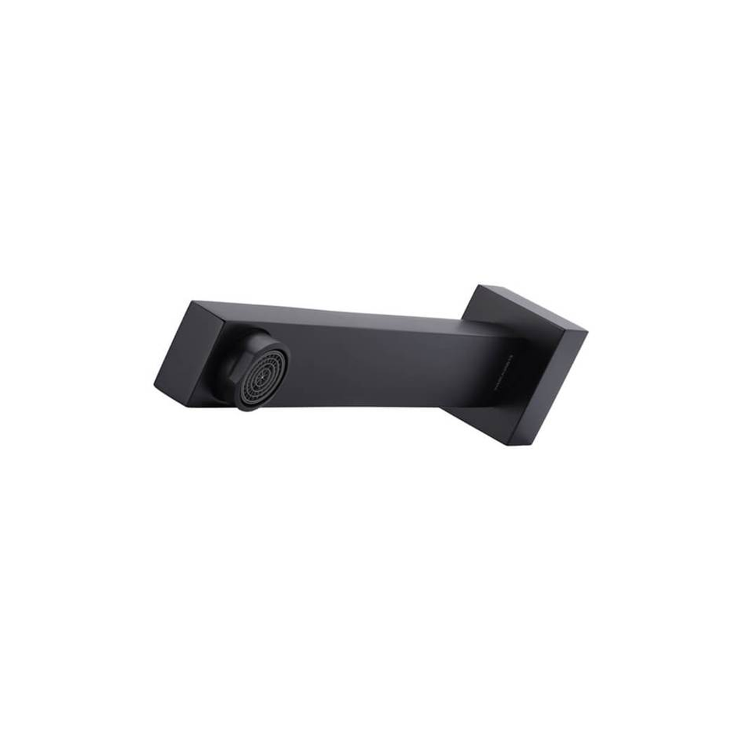 Meir Matte Black Square Wall Spout