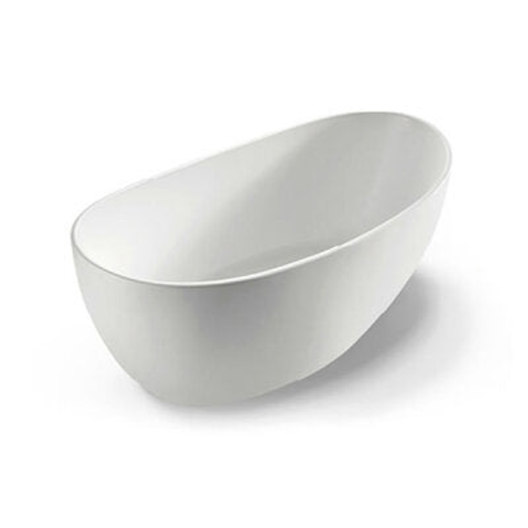 Bnk Naga Boat Shape Freestanding Bath Gloss White 1700mm