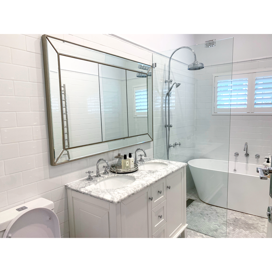 T&H Coventry 120 X 55 Sgl Bowl Satin White Vanity Real Marble Top & U/C Basin