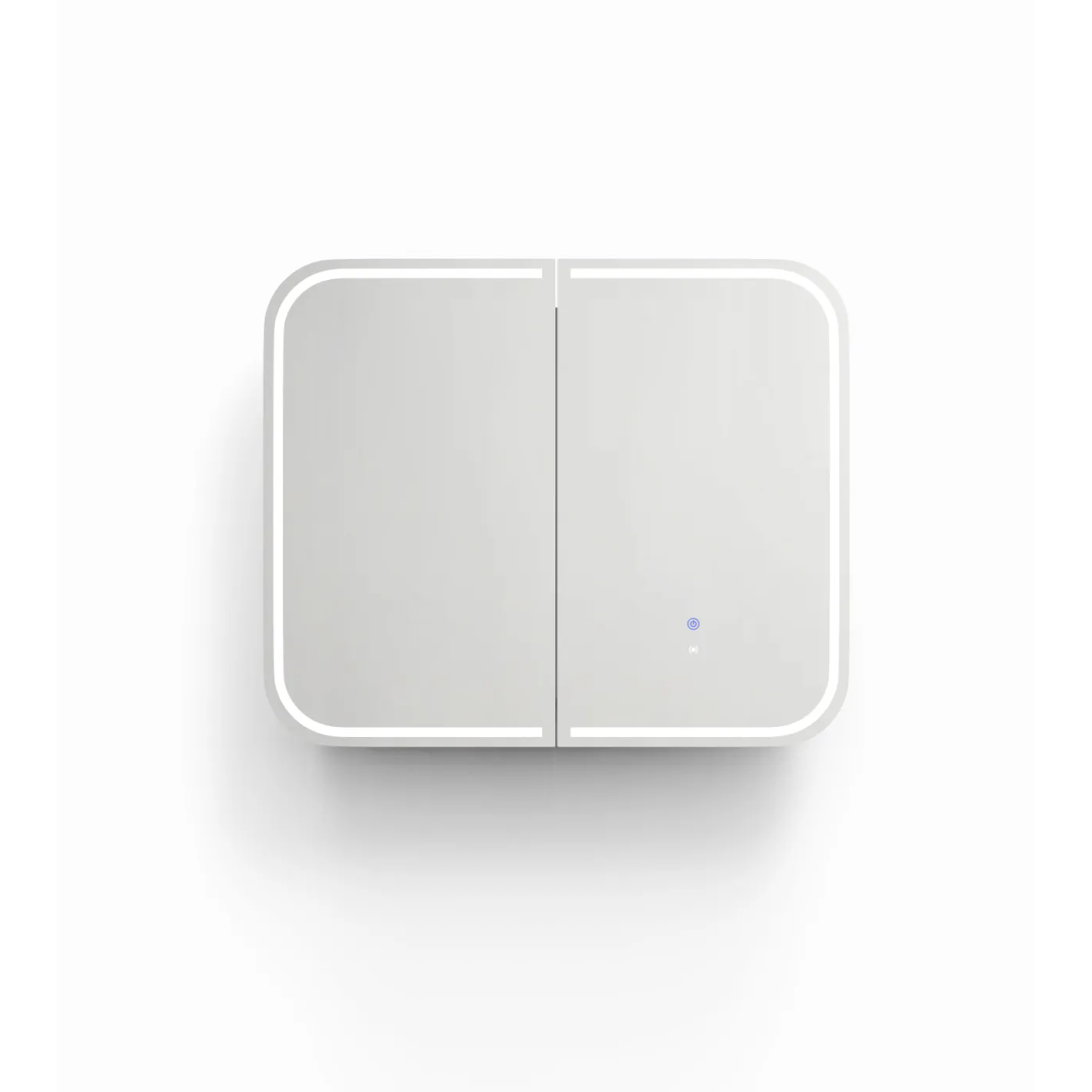 Otti Led Newport 900X750 White Shaving Cabinet - Premium Edition