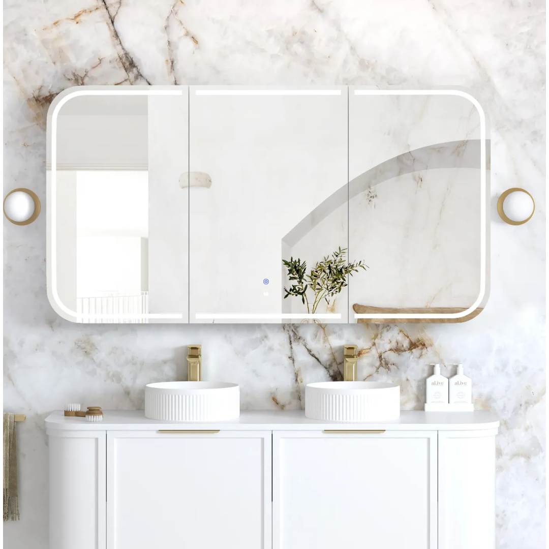 Otti Led Newport 1500X750 White Shaving Cabinet - Premium Edition
