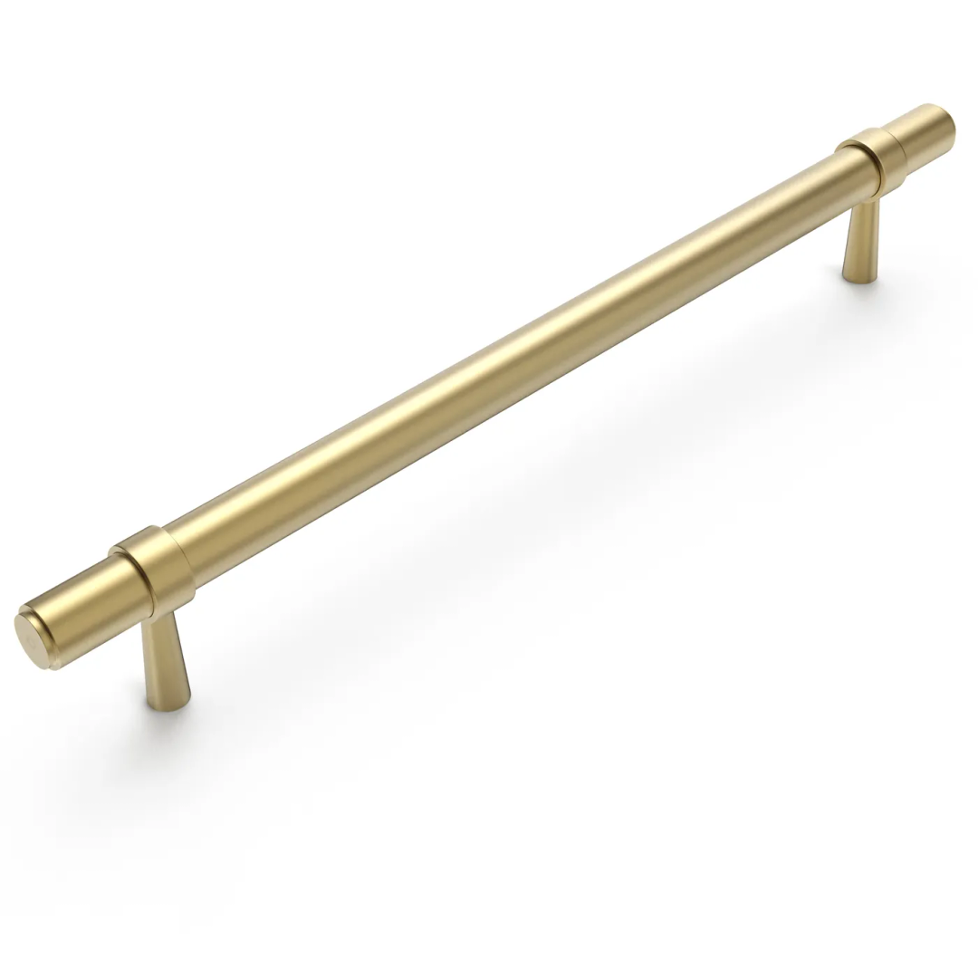 Otti Astor - 192/240Mm Brushed Brass Handle (192Mm Hole To Hole ; 240Mm Total Length)