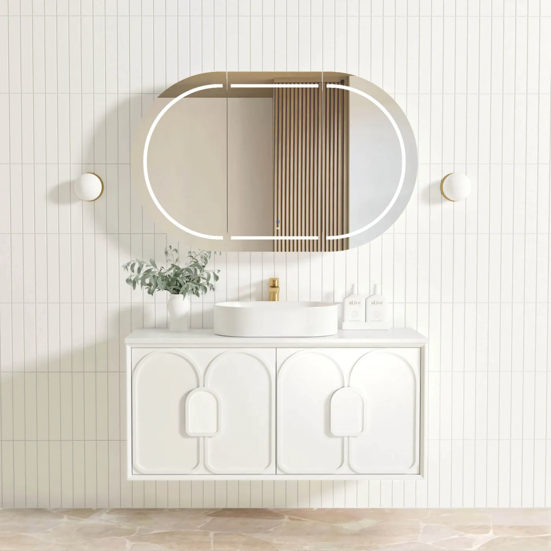 Otti Laguna Mk Ii 1200 Matte White Wall Hung Cabinet Only