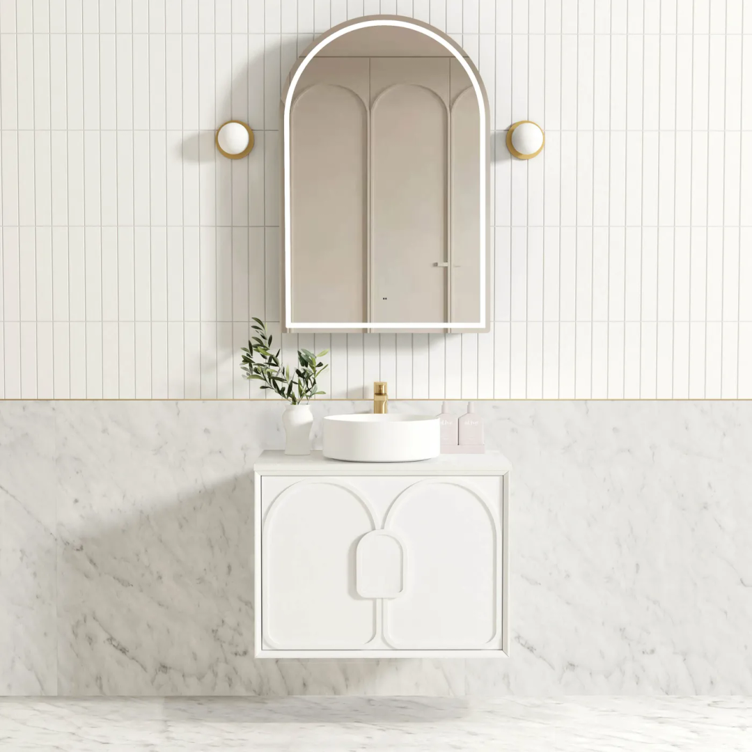 Otti Laguna Mk Ii 750 Matte White Wall Hung Cabinet Only
