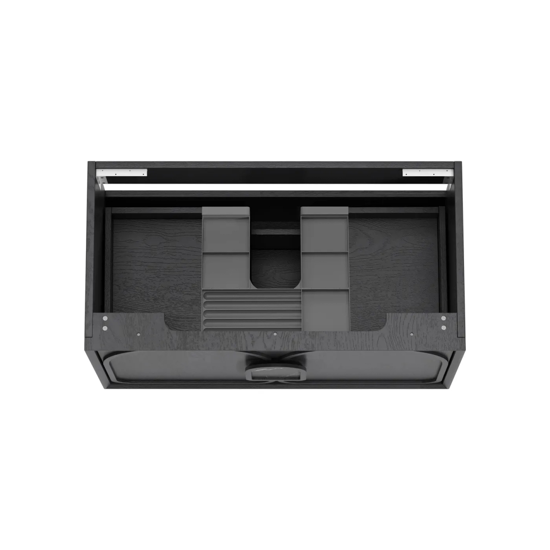 Otti Laguna Mk Ii 900 Black Oak Wall Hung Cabinet Only
