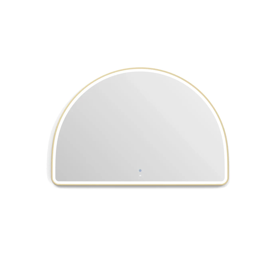 Otti Led Moonlight Archie 1000X1500 Gold Metal Frame Mirror