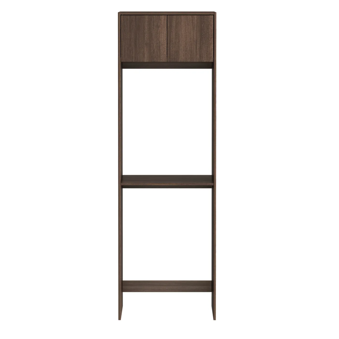 Otti Havana Laundry 2100 Sable Walnut Fluted Tall Washing Machine Cabinet