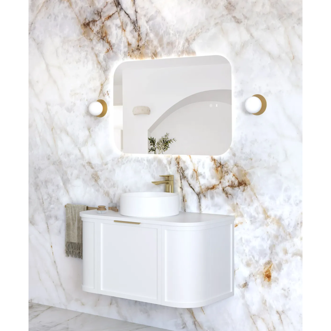 Otti Led Newport 900X600 Frameless Tuffi Mirror Back Lit