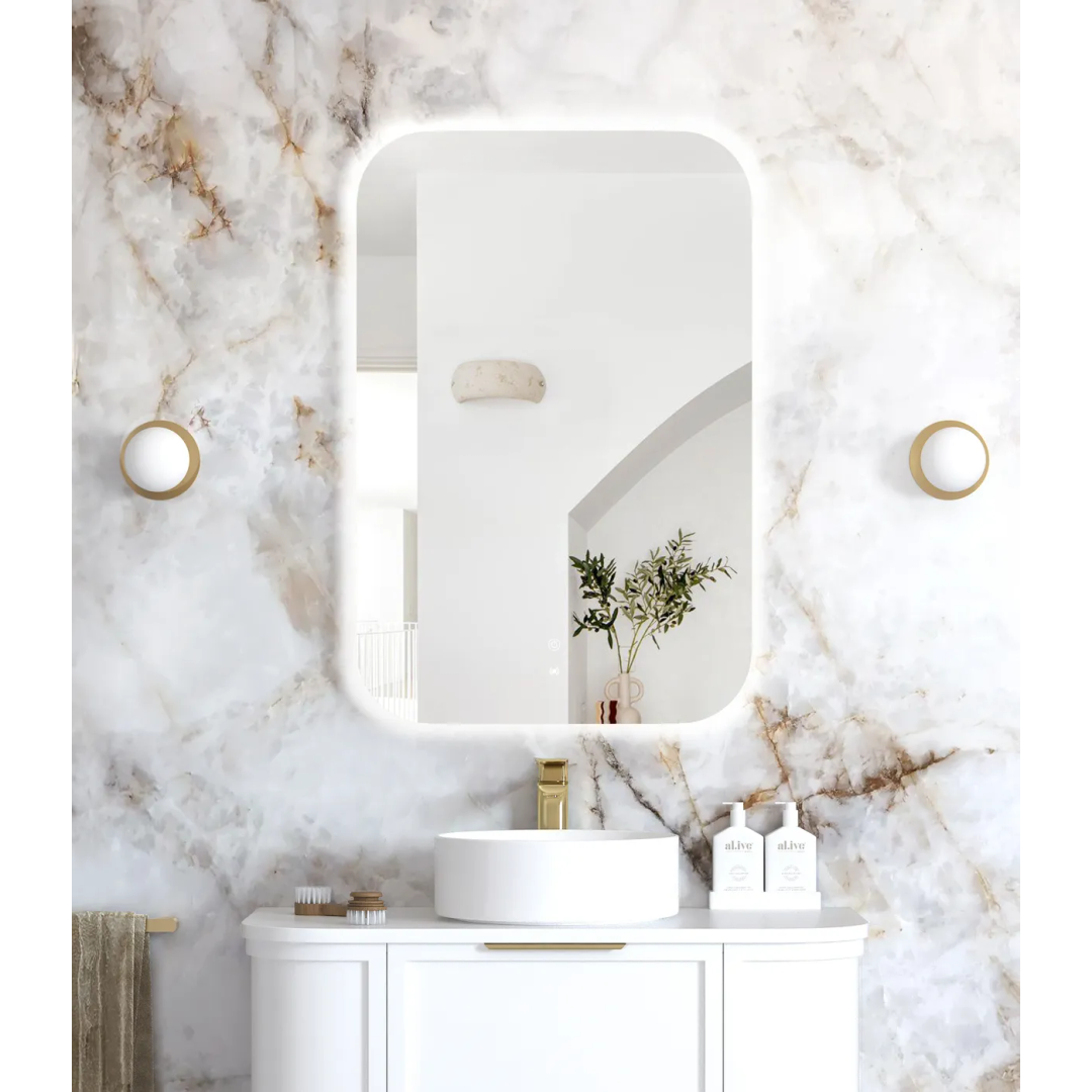 Otti Led Newport 900X600 Frameless Tuffi Mirror Back Lit