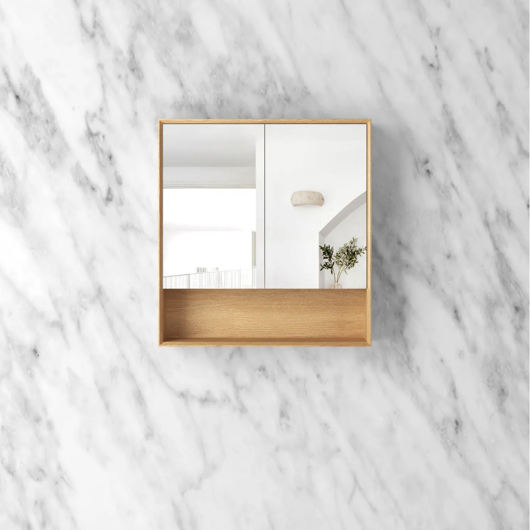Otti Byron 900X800 Woodland Oak Shaving Cabinet