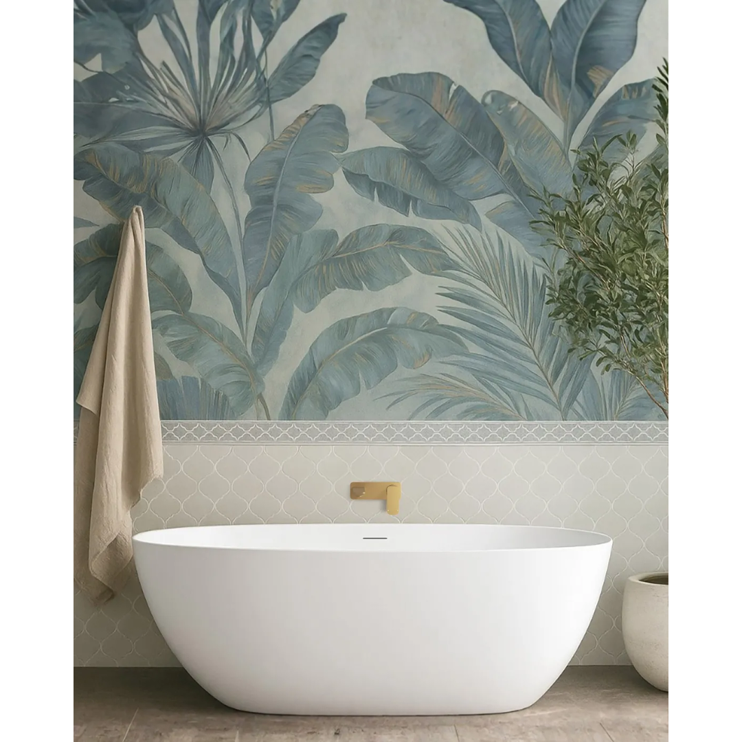 Otti Attica Manolo 1530 Matte White Freestanding Bath With Overflow