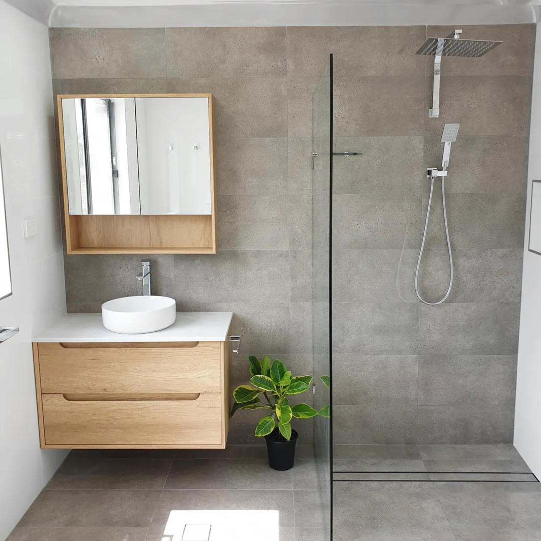 Otti Byron Natural Oak Plywood Shaving Cabinet 600X800X150 With Copper Free Mirrror