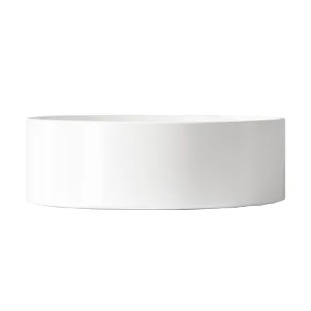 Otti Radius Round Basin 355X355 Mwhite With Straight Edge