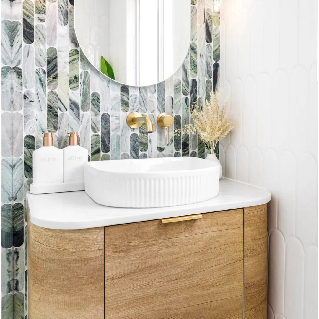 Otti Archie Ceramic Basin 415X365X100 Gloss White