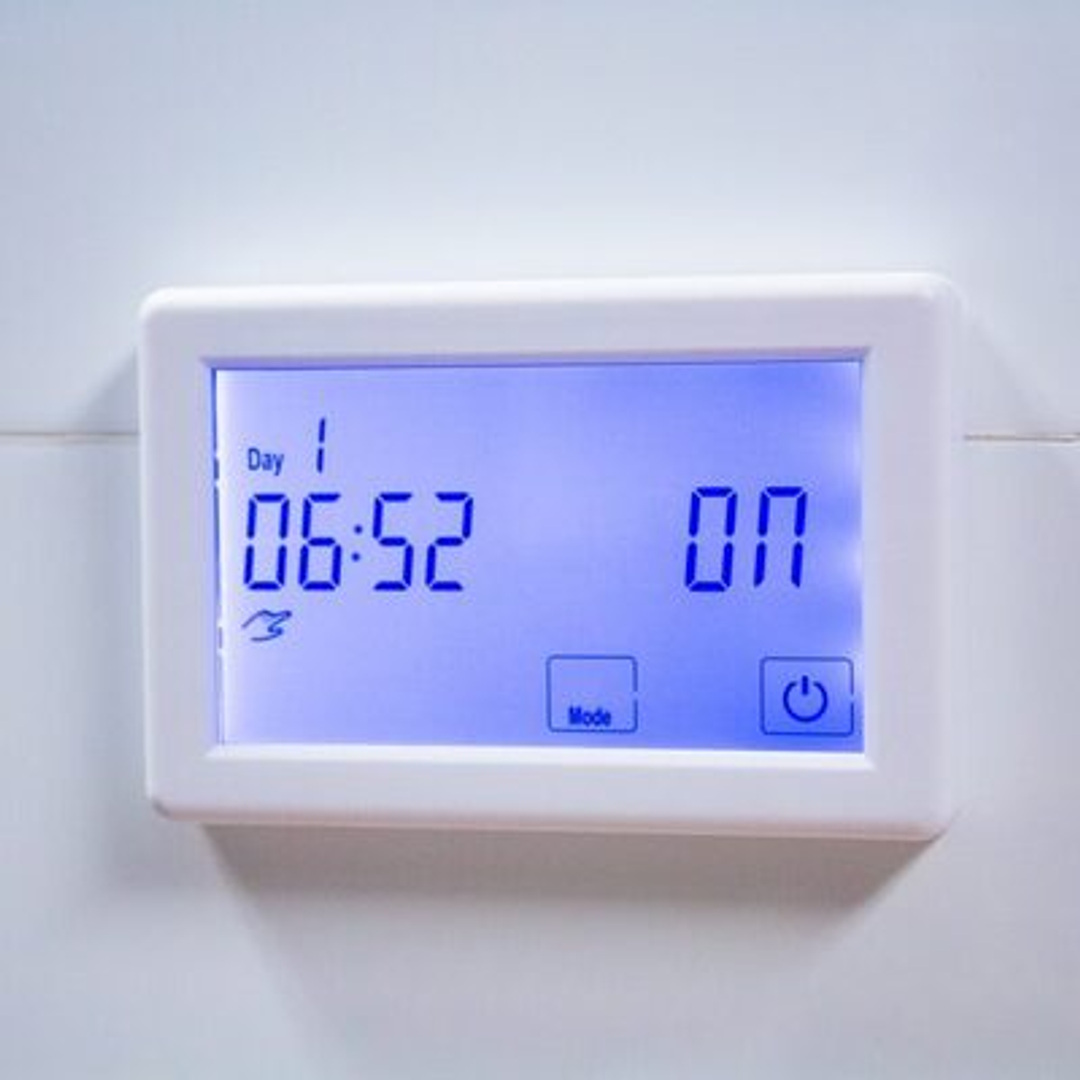 Radiant Touchscreen Timer Horizontal White Ts8100W-Tim-H