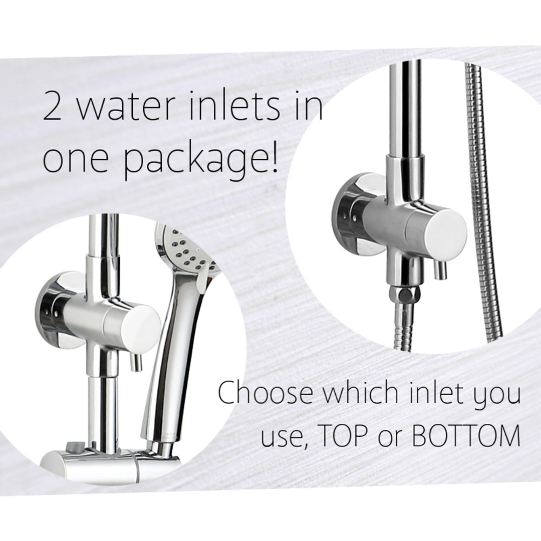 Fienza Stella Multifunction Twin Rail Shower Chrome 455106