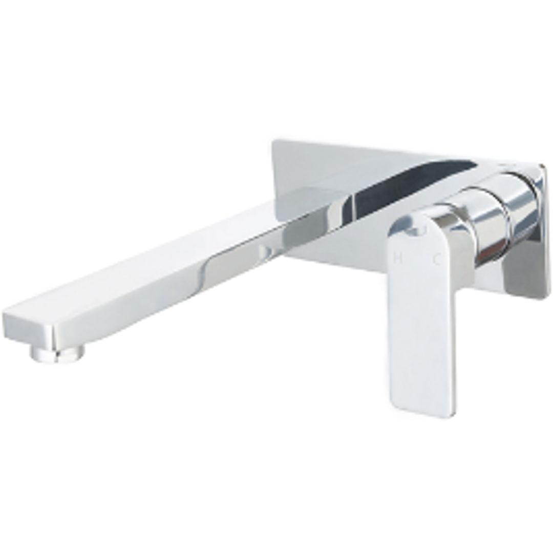 Bella Vista Ikon Flores Wall Basin Mixer Chrome