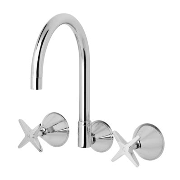 Phoenix Ivy Wall Sink Set Chrome 632Chr
